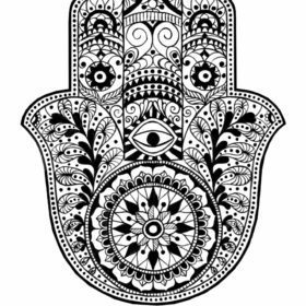 Eye Of Fatima 8 vinyl sticker