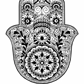 Eye Of Fatima 8 vinyl sticker