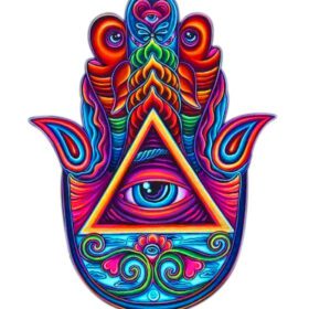 Eye Of Fatima Image 2 vinyl sticker