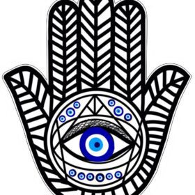 Eye Of Fatima Image 7 vinyl sticker