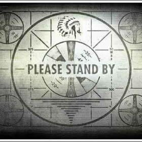 Fallout Please Stand By Vinyl Sticker Decal