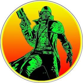 Fallout video game new california republic vinyl sticker