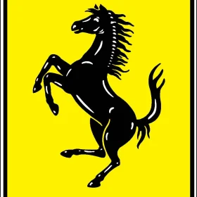 Ferrari Icon Prancing Horse Of Pure Performance Luxury An Italian Legend Symbol of Speed and Supremacy Classic Logo vinyl sticker