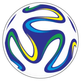 Fifa World Cup 2014 Football vinyl sticker