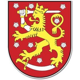 Finland Coat of Arms Emblem Wall Window Car Sticker Decal