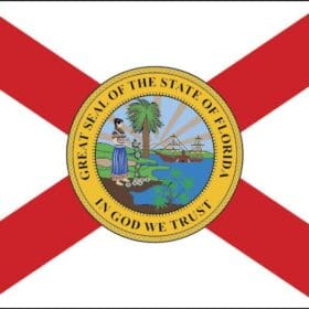 Florida State Flag Wall Window Car Vinyl Sticker Decal