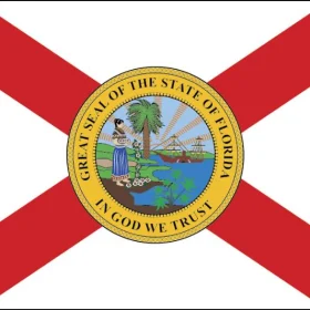 Florida State Flag Wall Window Car Vinyl Sticker Decal
