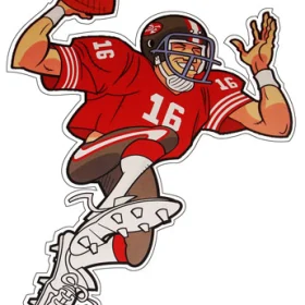 Football-Player-Jack-Davis-Vinyl-Sticker
