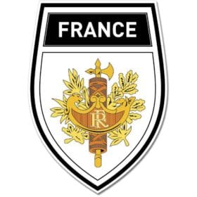 France Shield Coat of Arms Emblem Wall Window Car Sticker Decal