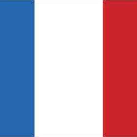 France Standard Flag Wall Window Car Vinyl Sticker