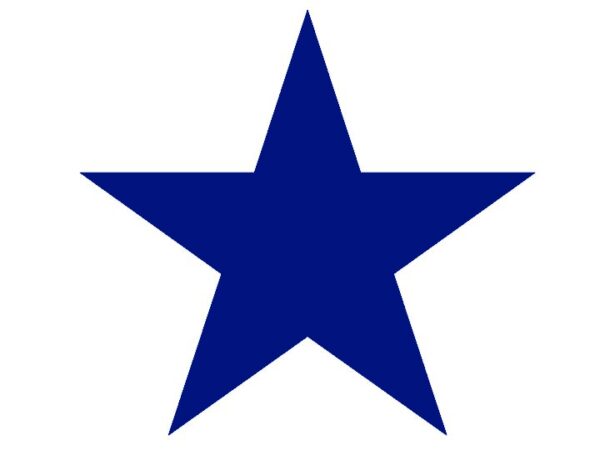 Free Blue Star vinyl sticker