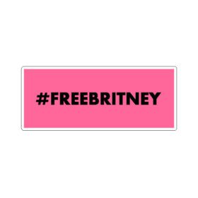 Free Britney vinyl sticker