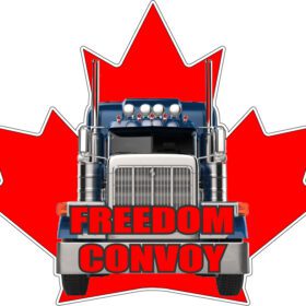 Canadian Freedom Convoy Logo Truckers Protests In Ottawa Vinyl Sticker