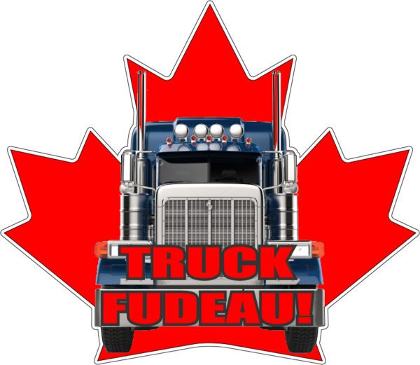 Canadian Freedom Convoy Logo Truckers Protests In Ottawa Truck Fudeau Vinyl Sticker