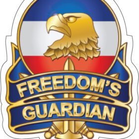 Freedom' Guardian vinyl sticker