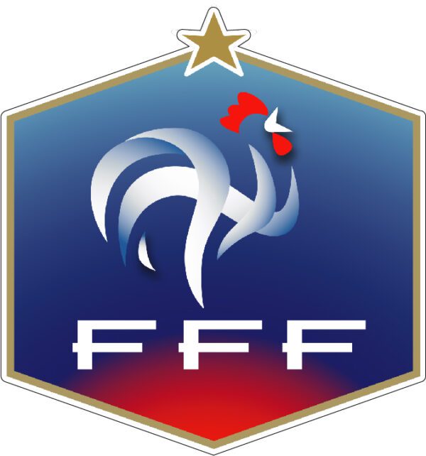 French Football Federation FFF Team logo vinyl sticker Fédération