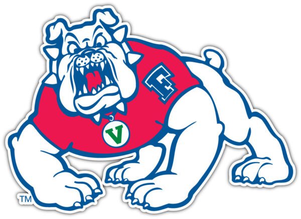 Fresno State Bulldogs 1 NCAA Logo vinyl sticker