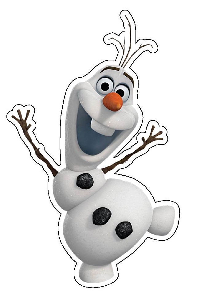 Frozen Olaf Disney vinyl sticker printed vinyl decal - AG Design