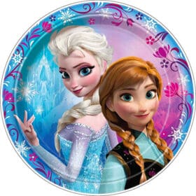 Frozen Movie Elsa and Anna Plate