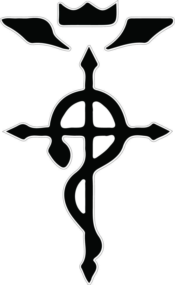 Full Metal Alchemist Brotherhood Flamel Logo vinyl sticker