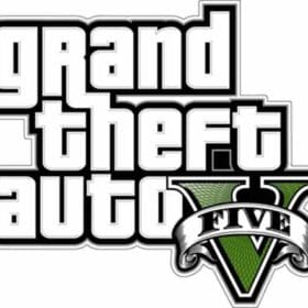 GTA 5 V Logo Stylish Vinyl Sticker