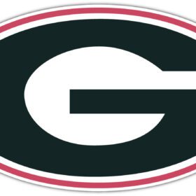 Georgia Bulldogs 4 NCAA Logo vinyl sticker