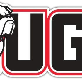 Georgia Bulldogs 7 NCAA vinyl sticker