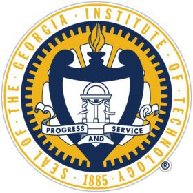 Georgia Tech Yellow Jackets 5 vinyl sticker