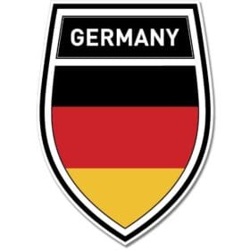 Germany Shield Crest Wall Window Car Vinyl Sticker Decal