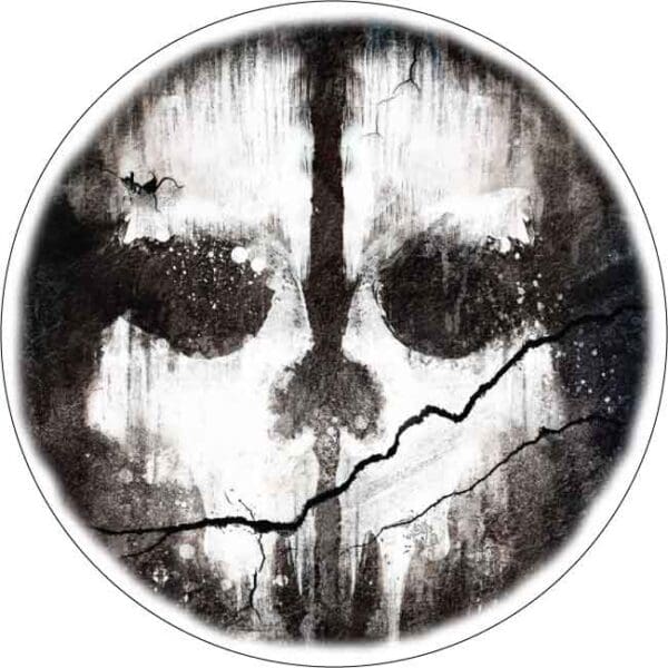 Ghosts Masked Warrior Video Game Vinyl Sticker