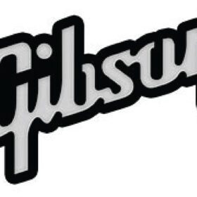 1- Gibson Guitar Logo Headstock Musical Instruments Vinyl Sticker
