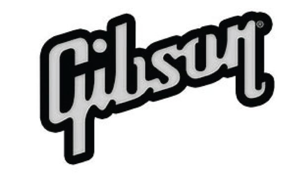 1- Gibson Guitar Logo Headstock Musical Instruments Vinyl Sticker