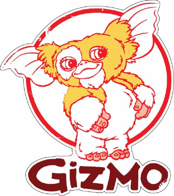 Gizmo Gremlin Cute Midnight Movie vinyl sticker