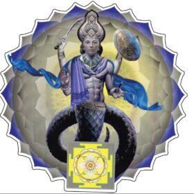 Gods Of Planets Ketu November vinyl sticker