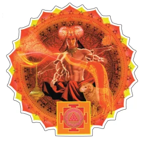 Gods Of Planets Mangala Mars April vinyl sticker