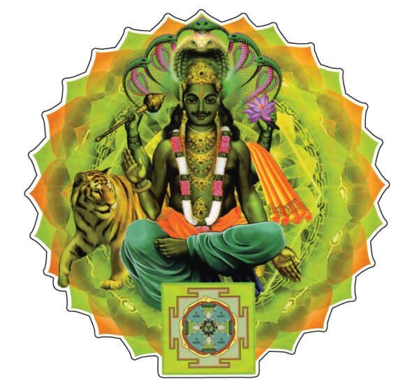 Gods Of Planets Rahu October vinyl sticker