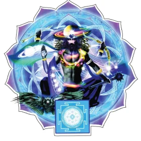 Gods Of Planets Shani February vinyl sticker
