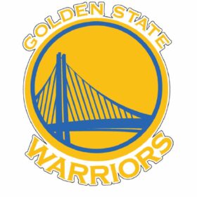 Golden State Warriors Alternative NBA Logo Basketball vinyl sticker