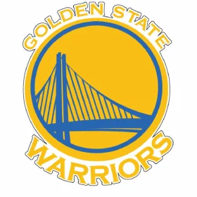 Golden State Warriors Alternative NBA Logo Basketball vinyl sticker