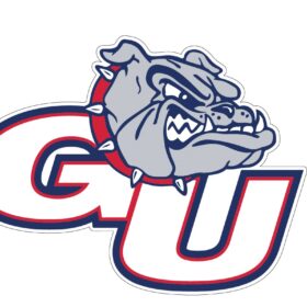 Gonzaga Bulldogs 1 NCAA Logo vinyl sticker