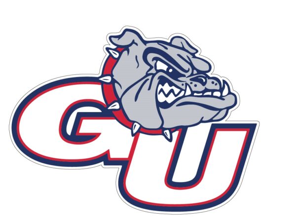 Gonzaga Bulldogs 1 NCAA Logo vinyl sticker