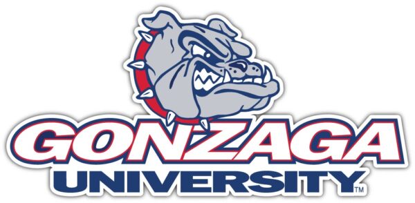 Gonzaga Bulldogs 3 NCAA Logo vinyl sticker