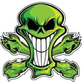Green-Monster-Skull-Smile-Vinyl-Sticker