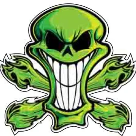 Green-Monster-Skull-Smile-Vinyl-Sticker