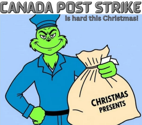 Grinch now works for Canada Post 