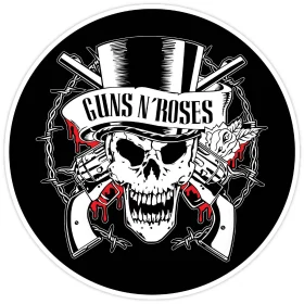 Guns N Roses Rock Band Logo Vinyl sticker