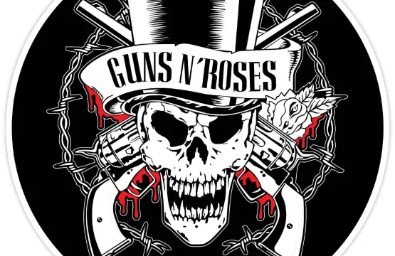Guns N Roses Rock Band Logo Vinyl sticker