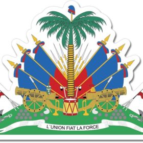 Haiti Coat Of Arms Emblem Vinyl sticker