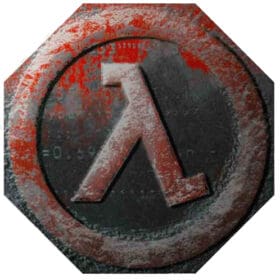 Half Life Video Game Lambda