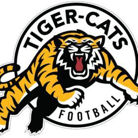 Hamilton Tiger Football Team Logo Vinyl sticker